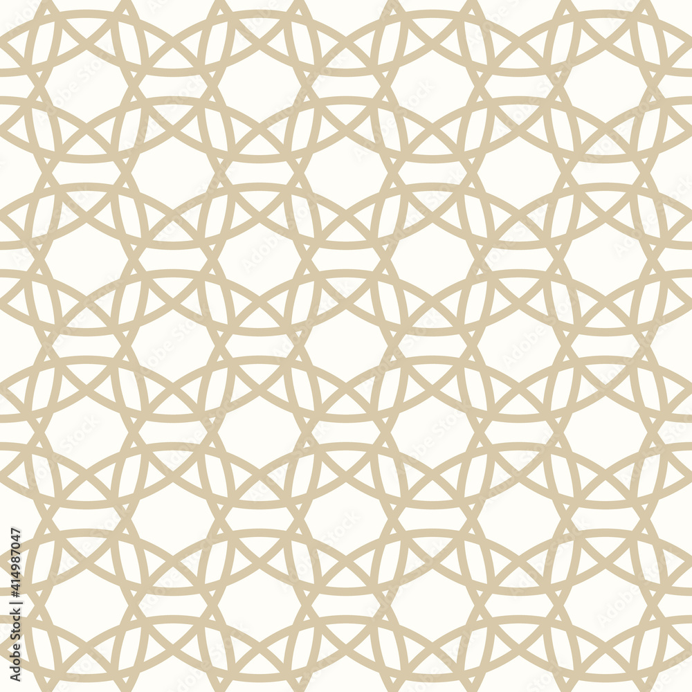 Geometric Seamless Pattern Vector Background