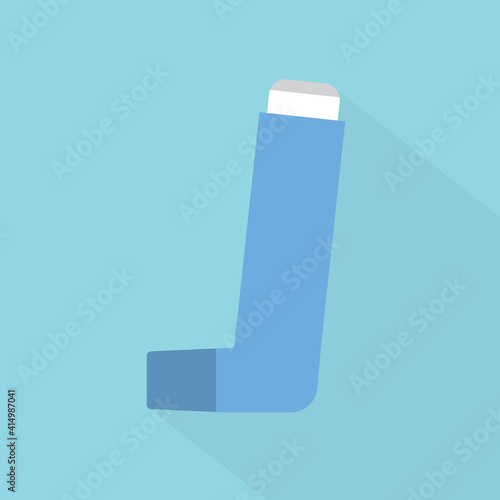 medical inhaler icon -vector illustration
