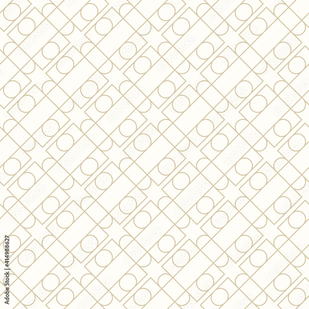 Naklejka premium Geometric Seamless Pattern Vector Background