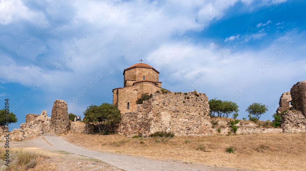 Georgia. View of the ancient Jvari monastery.