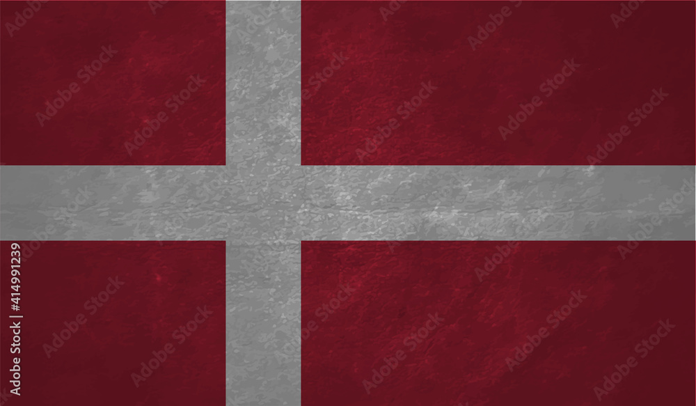 Grunge Denmark flag. Denmark flag with waving grunge texture. Grunge Denmark flag. Denmark flag with waving grunge texture.