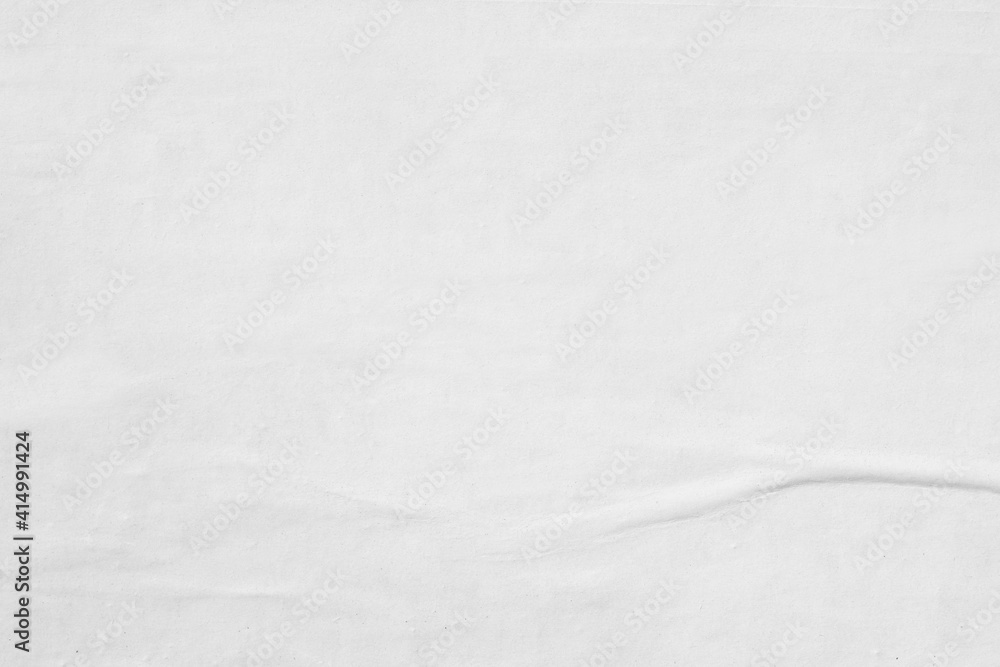Fototapeta premium Old white blank ripped torn posters textures backgrounds grunge creased crumpled paper vintage collage placards empty space for text backdrop surface