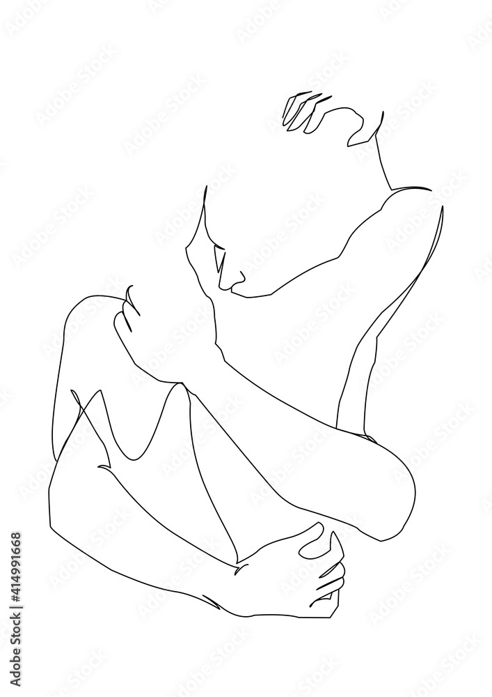 Vector illustration of hugs. Digital art. Vector illustration of hugs. Digital art.
