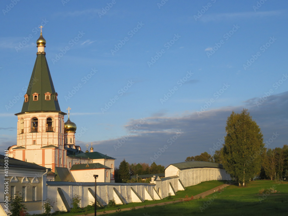 Russia. Valdai. Assumption Cathedral of the Iversky monastery.