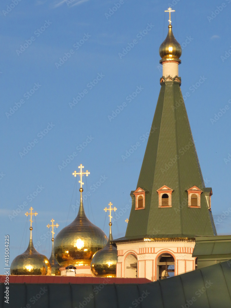 Russia. Valdai. Assumption Cathedral of the Iversky monastery.