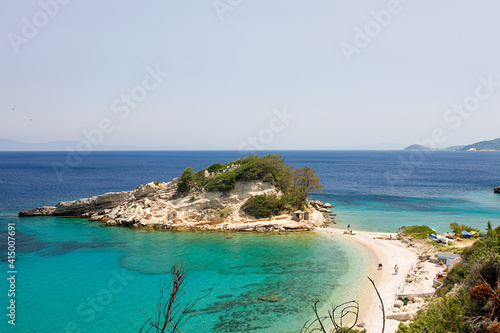 Fototapeta Naklejka Na Ścianę i Meble -  Kokkari village, at Samos island, Aegean sea, Greece,