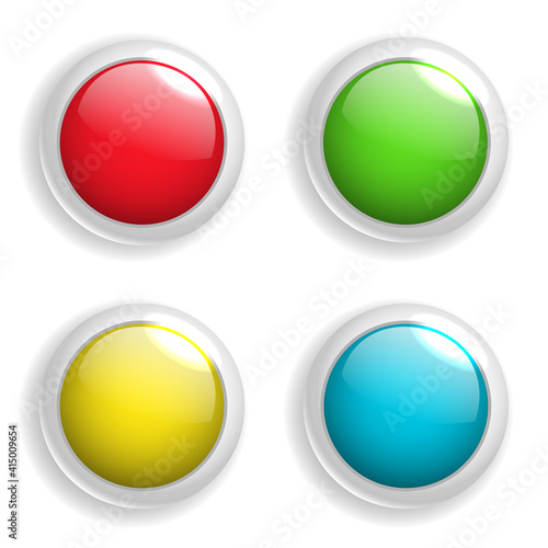 Set of the colourfull buttons Free Download Set of the colourfull buttons - GFXLoad