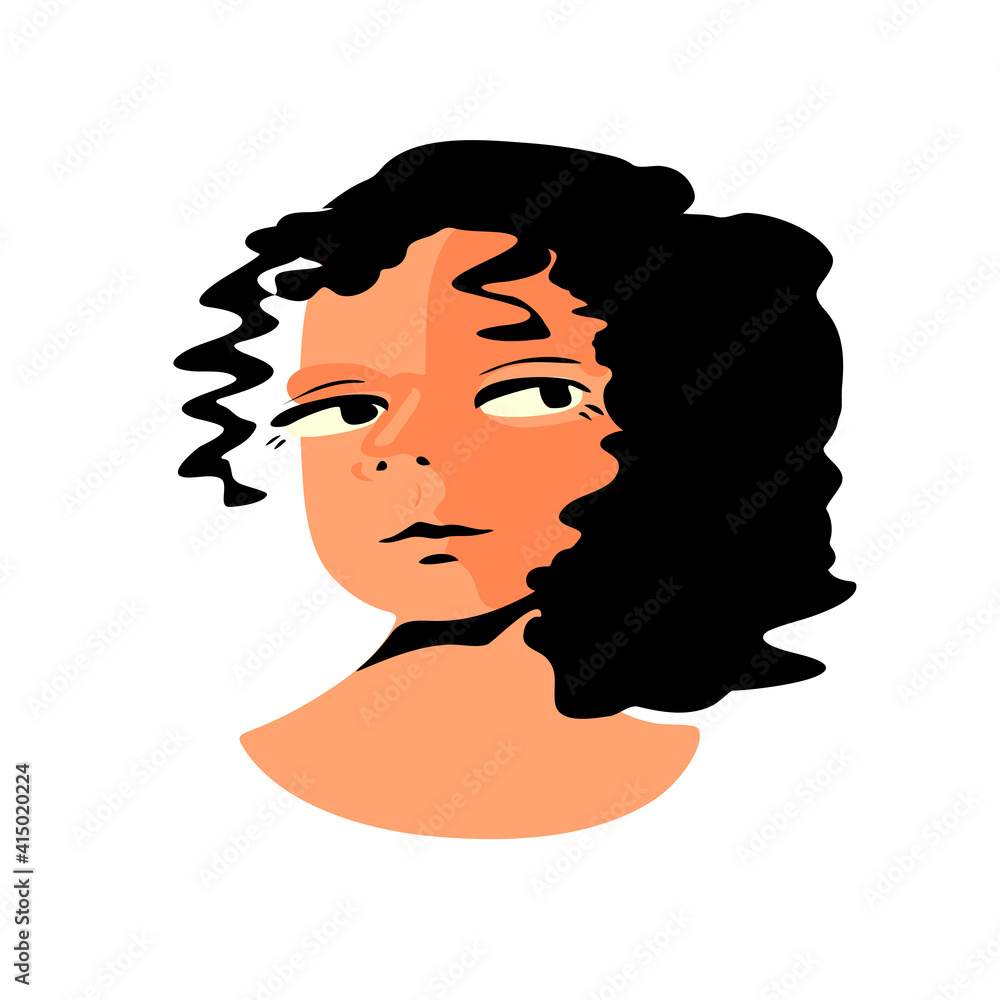 Abstract portrait of a woman Abstract portrait of a woman