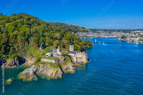 Dartmouth Castle guarding the entrance to the River Dart, Dartmouth, Devon