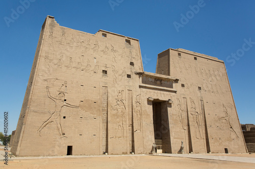 First Pylon, Temple of Horus, Edfu, Egypt