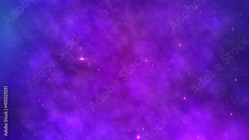 Space Universe With Stars And Galaxies