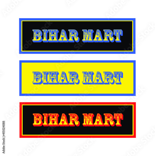 Bihar Mart logo. Bihar is a state of India.