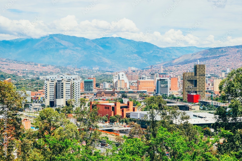 City view of Medellin, Colombia
