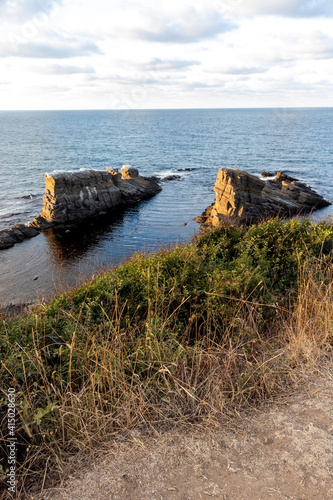 Rock formations The ships near Sinemorets village, Bulgaria photo