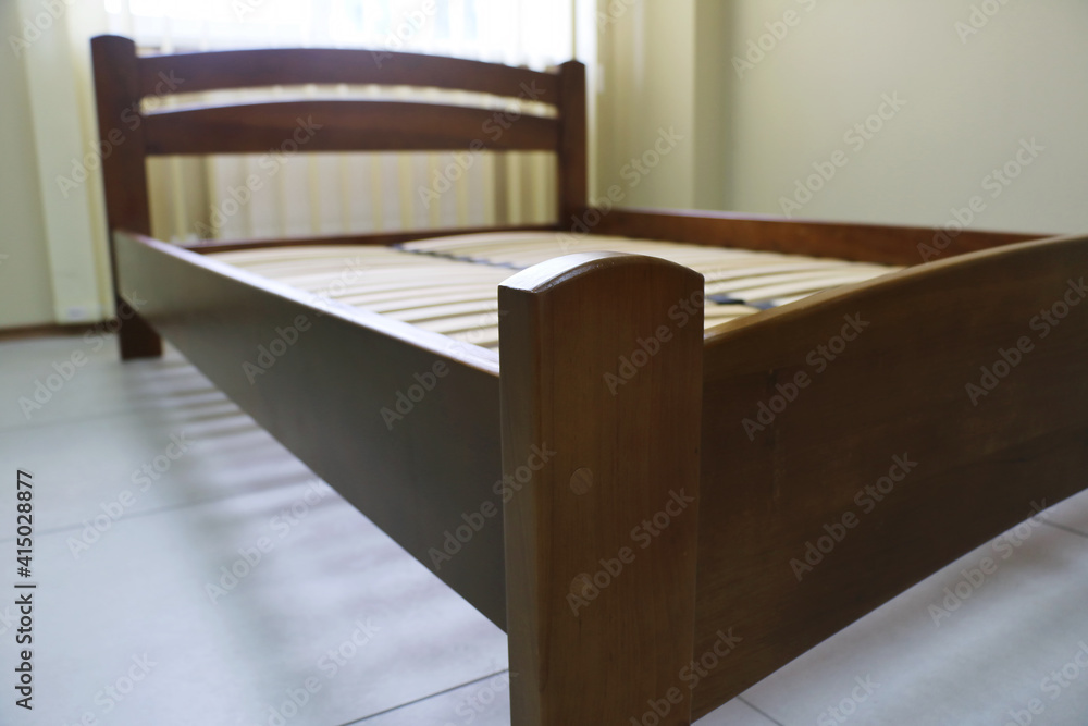 arched wooden bed with slats arched wooden bed with slats