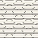 Seamless ripple pattern. Repeating vector texture. Wavy graphic background. Modern graphic design. Can be used as swatch for illustrator.