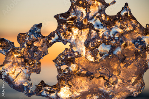 unusual form of ice