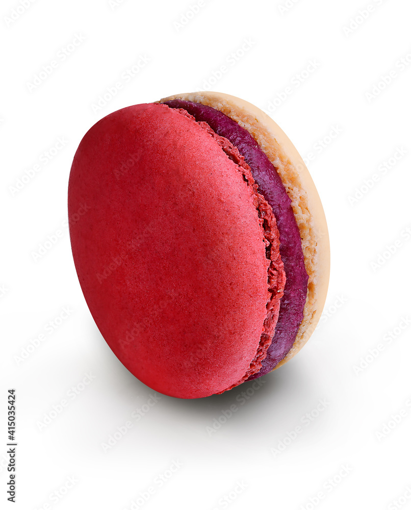macaroons on a white background macaroons on a white background