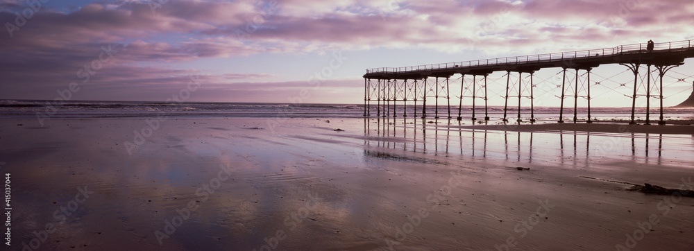 Saltburn Pier is a pier located in Saltburn-by-the-Sea, Redcar and Cleveland and the ceremonial county of North Yorkshire, England. It is the last pier remaining in Yorkshire