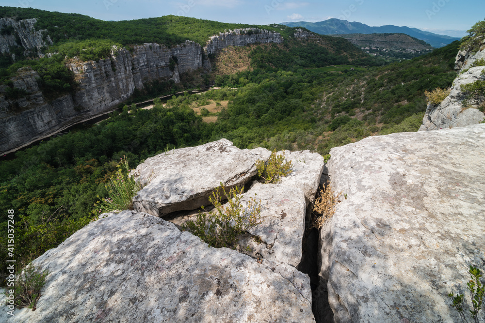 Chassezac River in the Ardeche Region, France