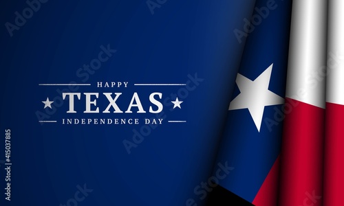 Texas Independence Day Background. Vector Illustration.