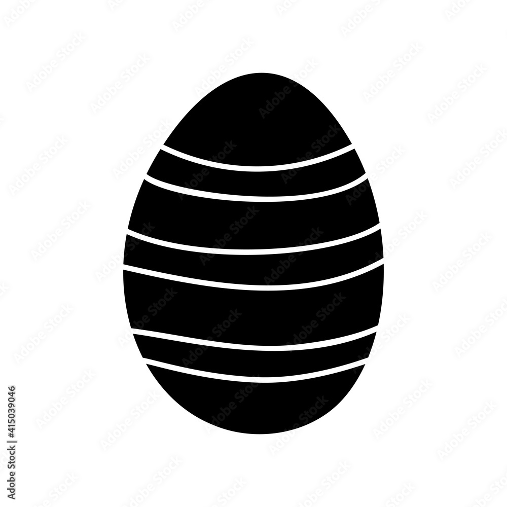Easter egg doodle illustration isolated on white background. Easter egg doodle illustration isolated on white background.