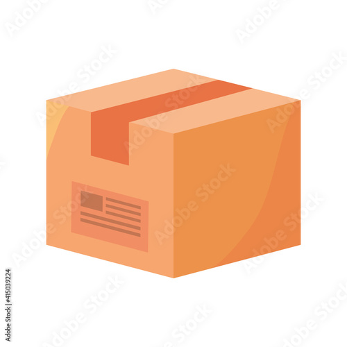 carton box delivery service icon