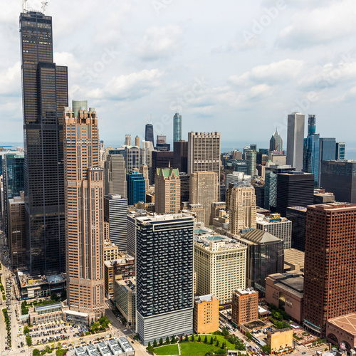 Chicago Drone Skyline