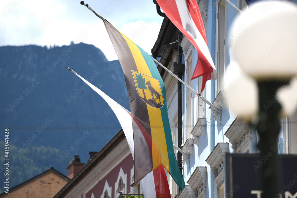 Φωτογραφία Das Rathaus von Bad Ischl, Salzkammergut, Oberösterreich, Österreich, Europa - T