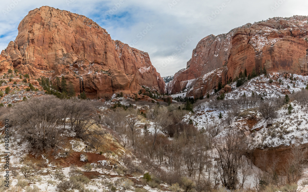 Paria and Betty Point at Kolob Canyon in Zion National Park