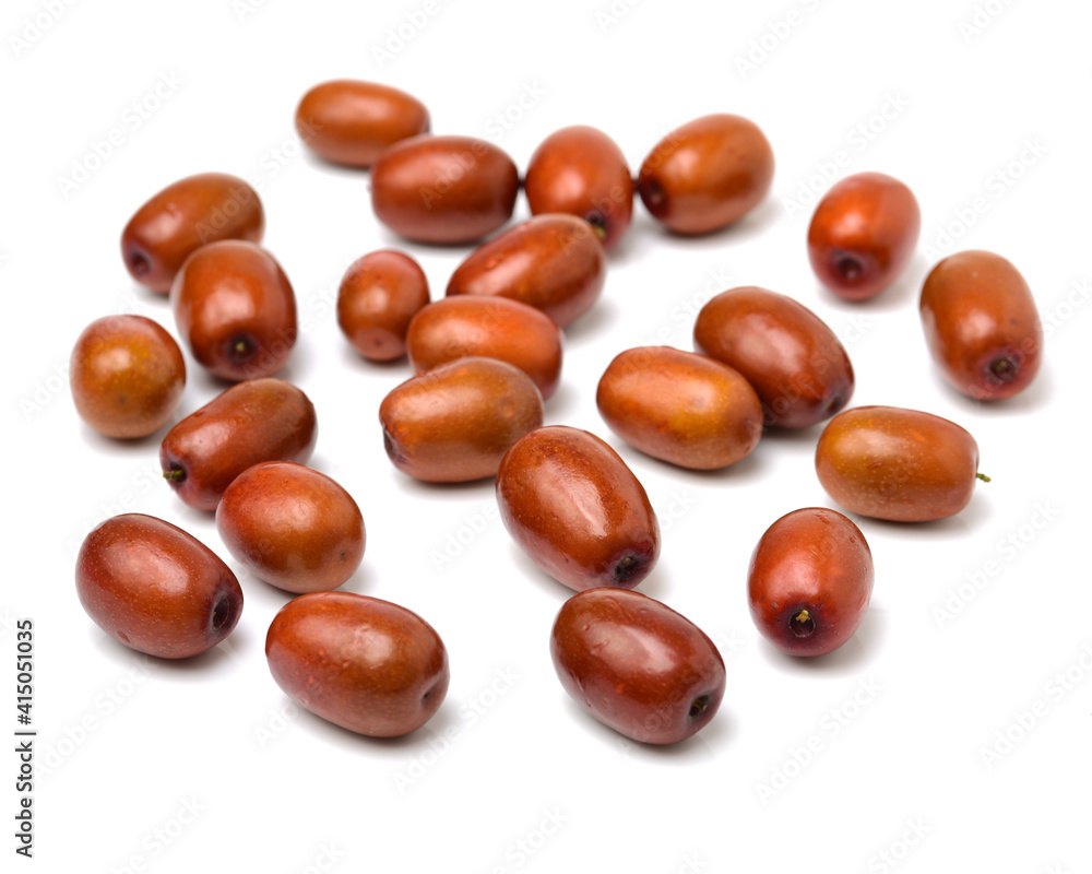 jujube or chinese date on white background jujube or chinese date on white background