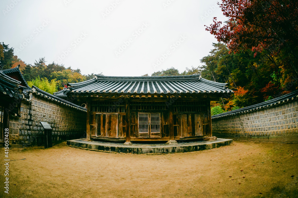 한국 서원 도산서원 가을 한국 서원 도산서원 가을