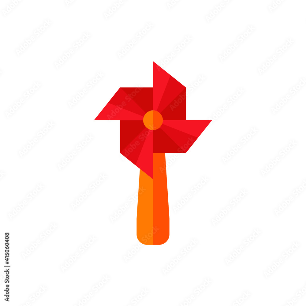 Pinwheel, Windmill Flat Icon Logo Illustration Vector Isolated. Spring and Season Icon-Set. Suitable for Web Design, Logo, App, and UI. Pinwheel, Windmill Flat Icon Logo Illustration Vector Isolated. Spring and Season Icon-Set. Suitable for Web Design, Logo, App, and UI.