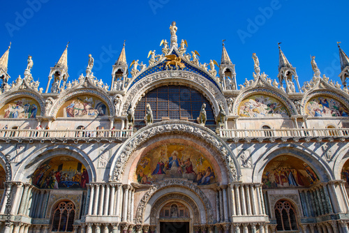 St Mark's Basilica at St Mark's Square (Piazza San Marco), Venice, Italy © momo11353