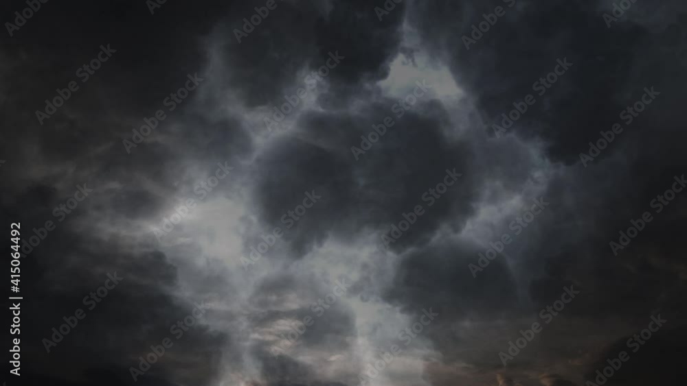 dark cumulonimbus clouds and a thunderstorm about to rain. dark cumulonimbus clouds and a thunderstorm about to rain.