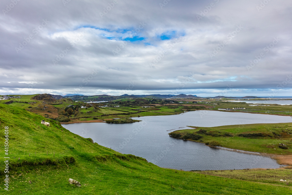 Lough Hanane on the Fanad Peninsula, Ireland