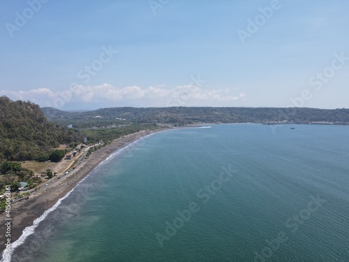 Wallpaper Mural Aerial View of Puerto Caldera in Costa Rica Torontodigital.ca