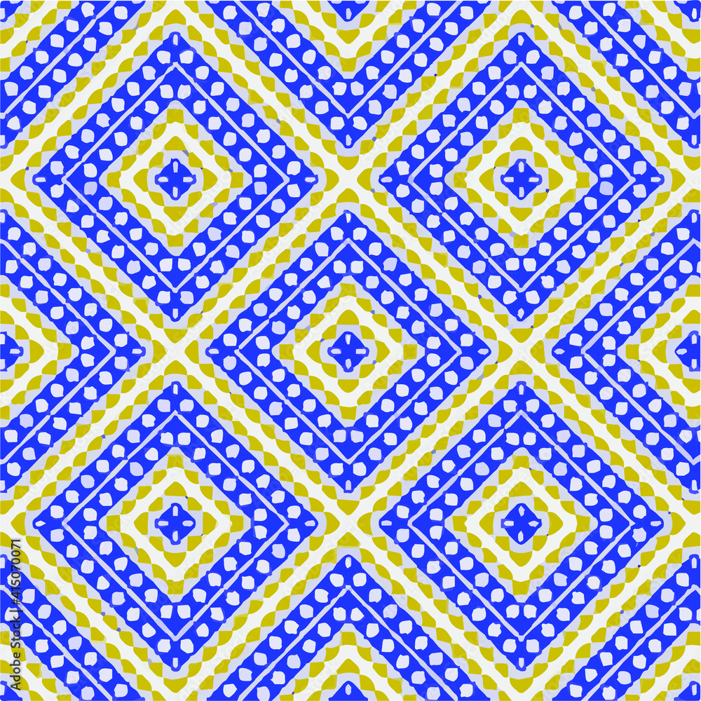Seamless vector pattern in geometric ornamental style Seamless vector pattern in geometric ornamental style