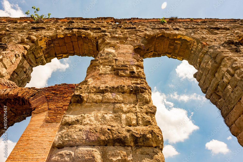 Italy, Rome. Parco Regionale dell'Appia, Antica, Park of the Aqueducts