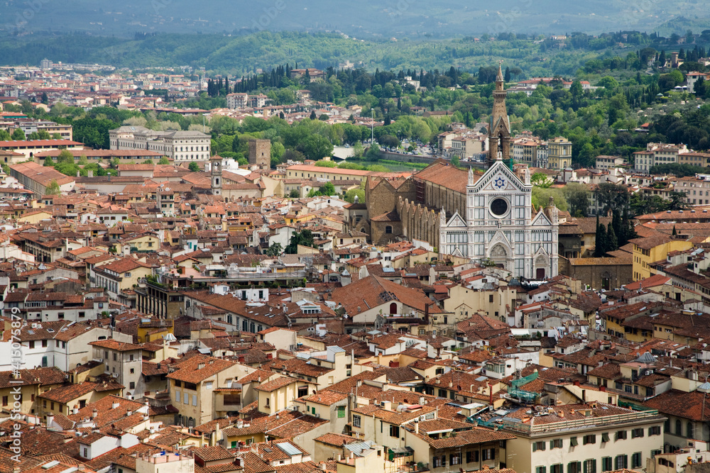 Italy, Florence. Overview of city.