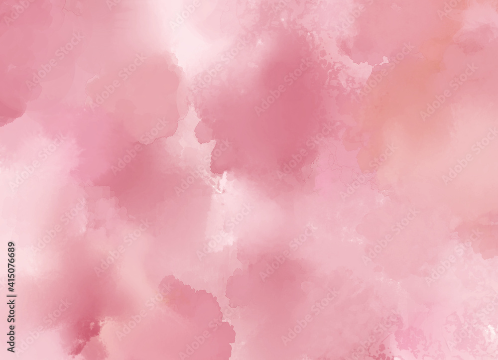 背景素材　水彩　テクスチャ　ピンク