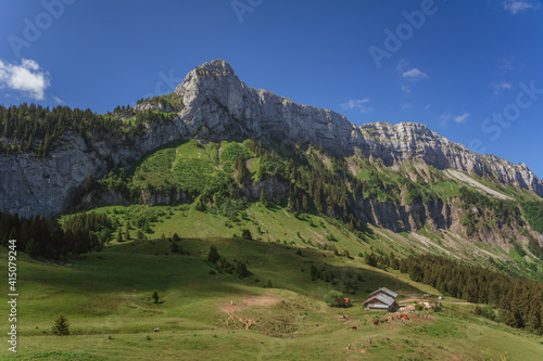 La roche Parnal, haute Savoie