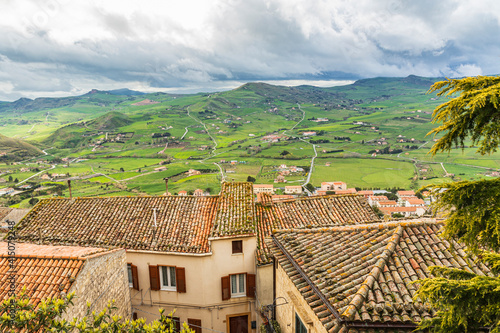 Vászonkép Italy, Sicily, Palermo Province, Gangi