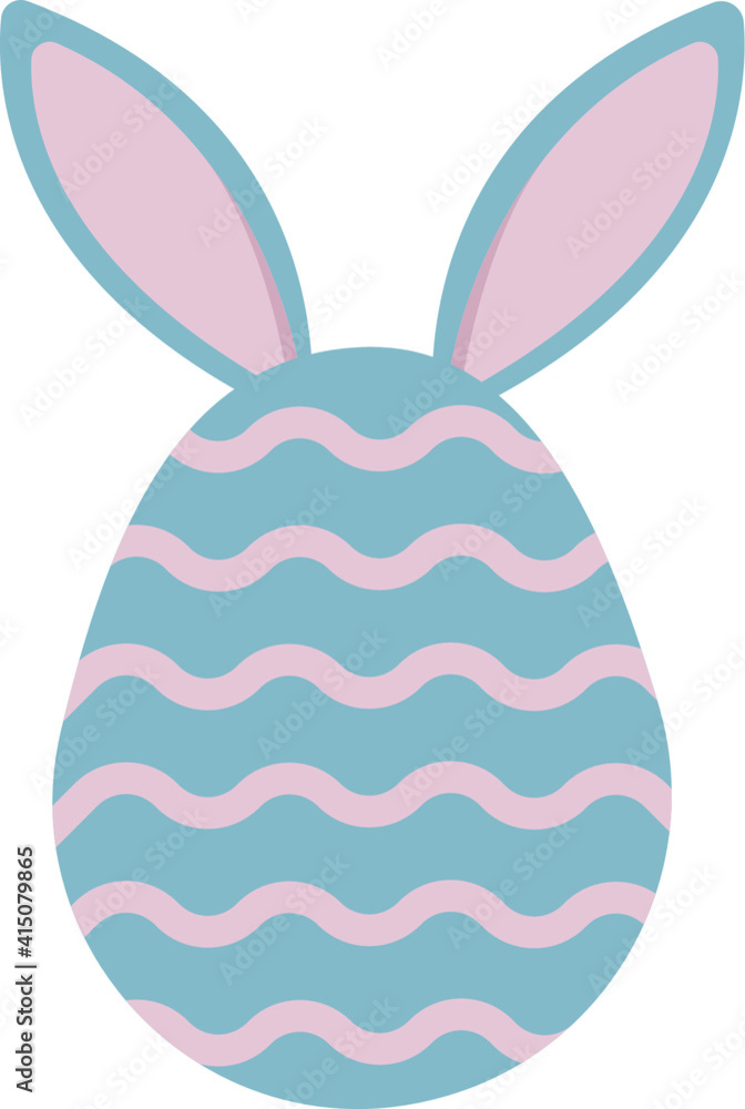 Fototapeta premium egg in the form of a rabbit