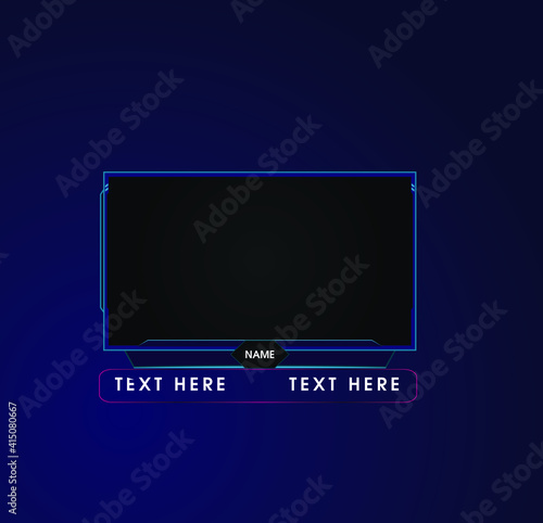 twitch overlays, twitch screen, vector, web, web cam, web camera, webcam, game panels
