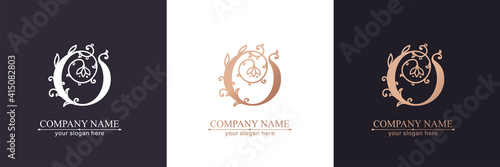 Premium Vector O logo. Monnogram. Personal logo or sign for branding an elite company.