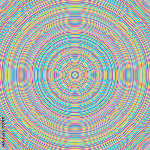 The Abstract Colorful Circles Background, Rainbow Color