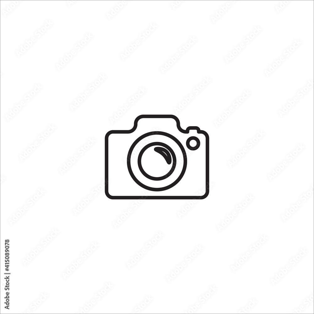 Camera Photography Icon Logo Template Illustration Design. Vector EPS 10.