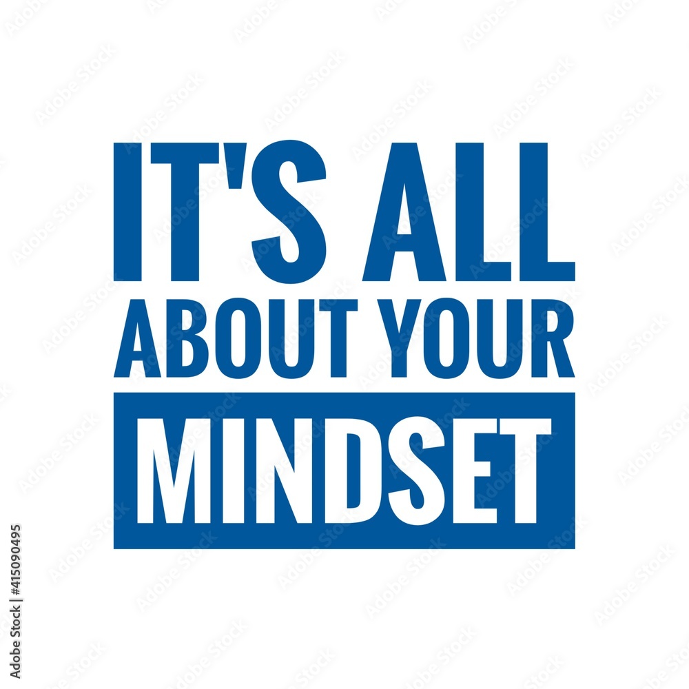''It's all about your mindset'' Lettering ''It's all about your mindset'' Lettering