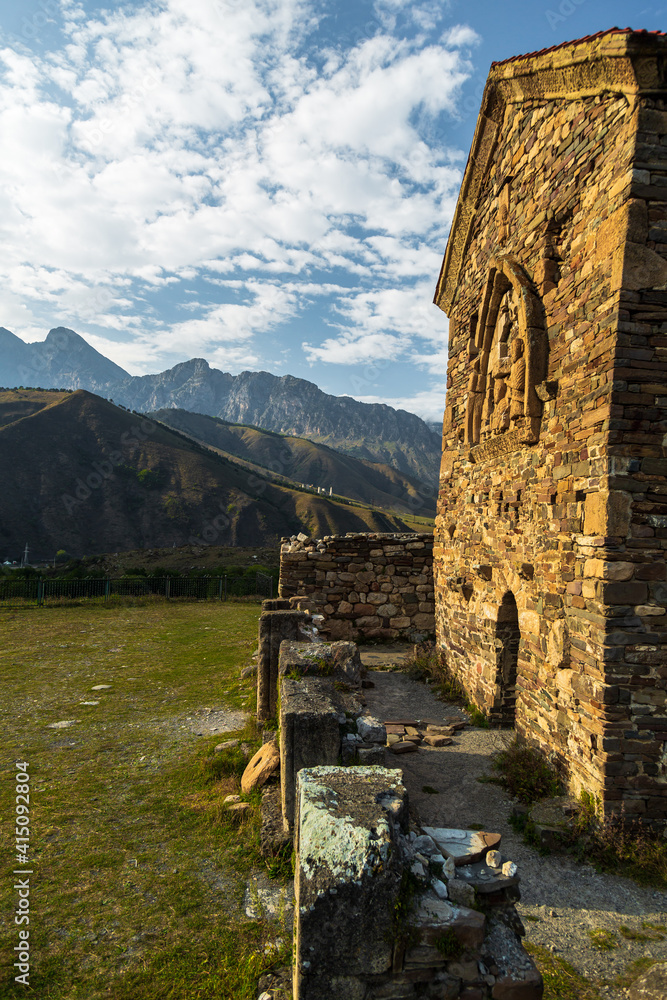 Mountains landscape tha the caucasus Russia